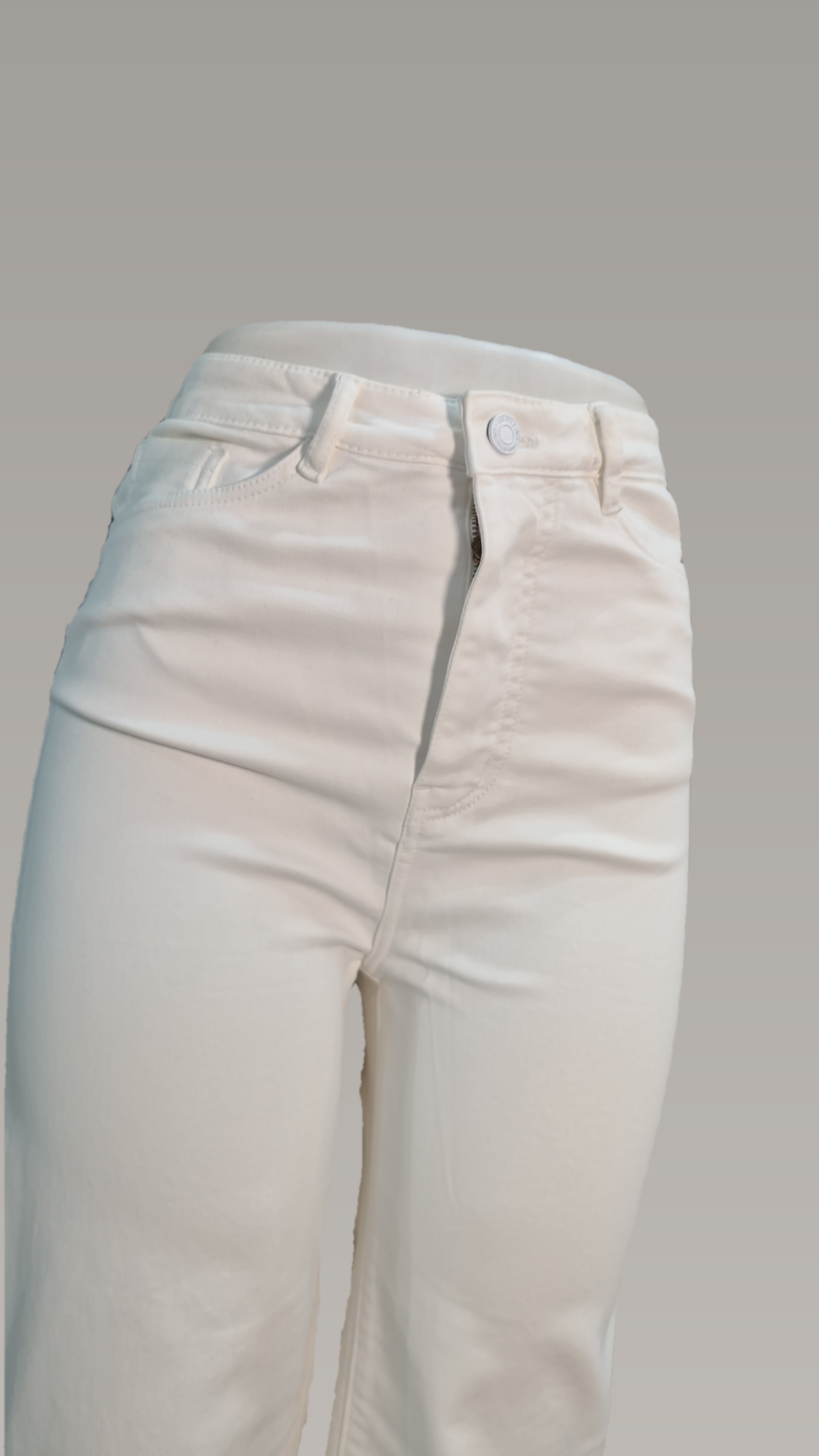 White Straight fit Jeans