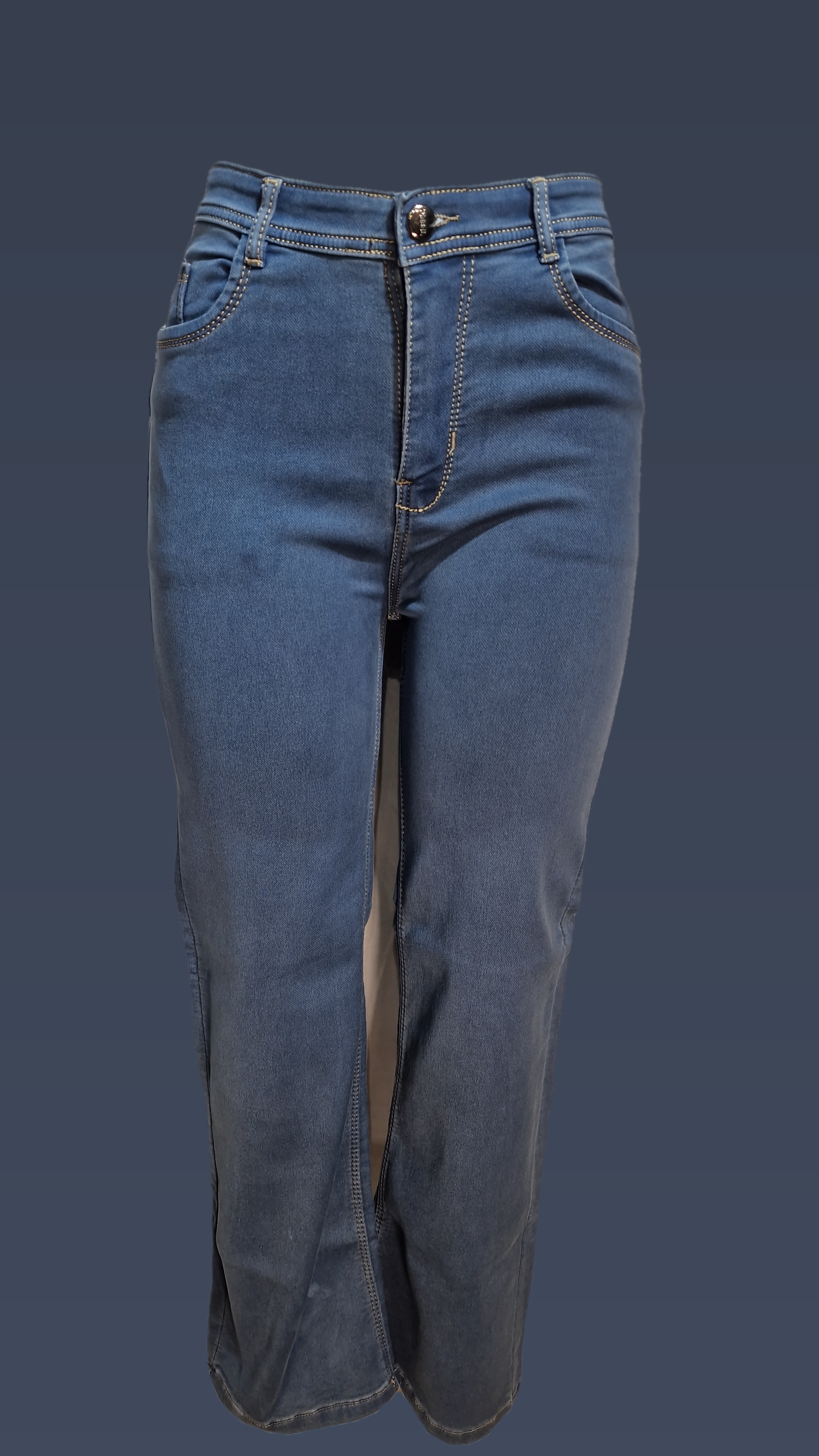 Diesel Straight Greay/blue Jeans