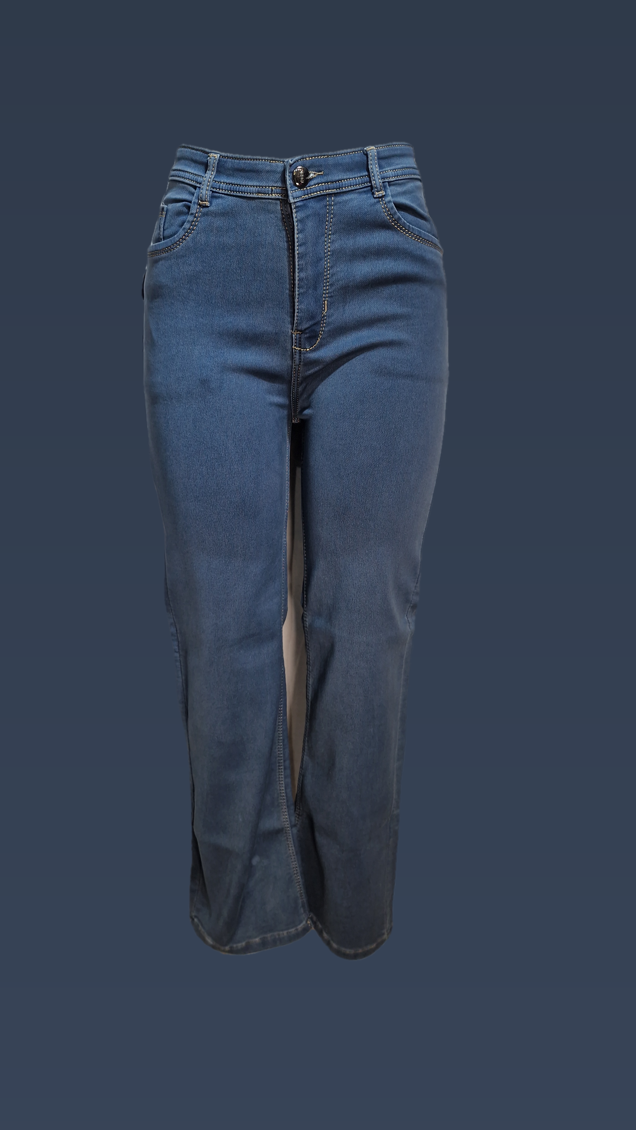 Diesel Straight Greay/blue Jeans