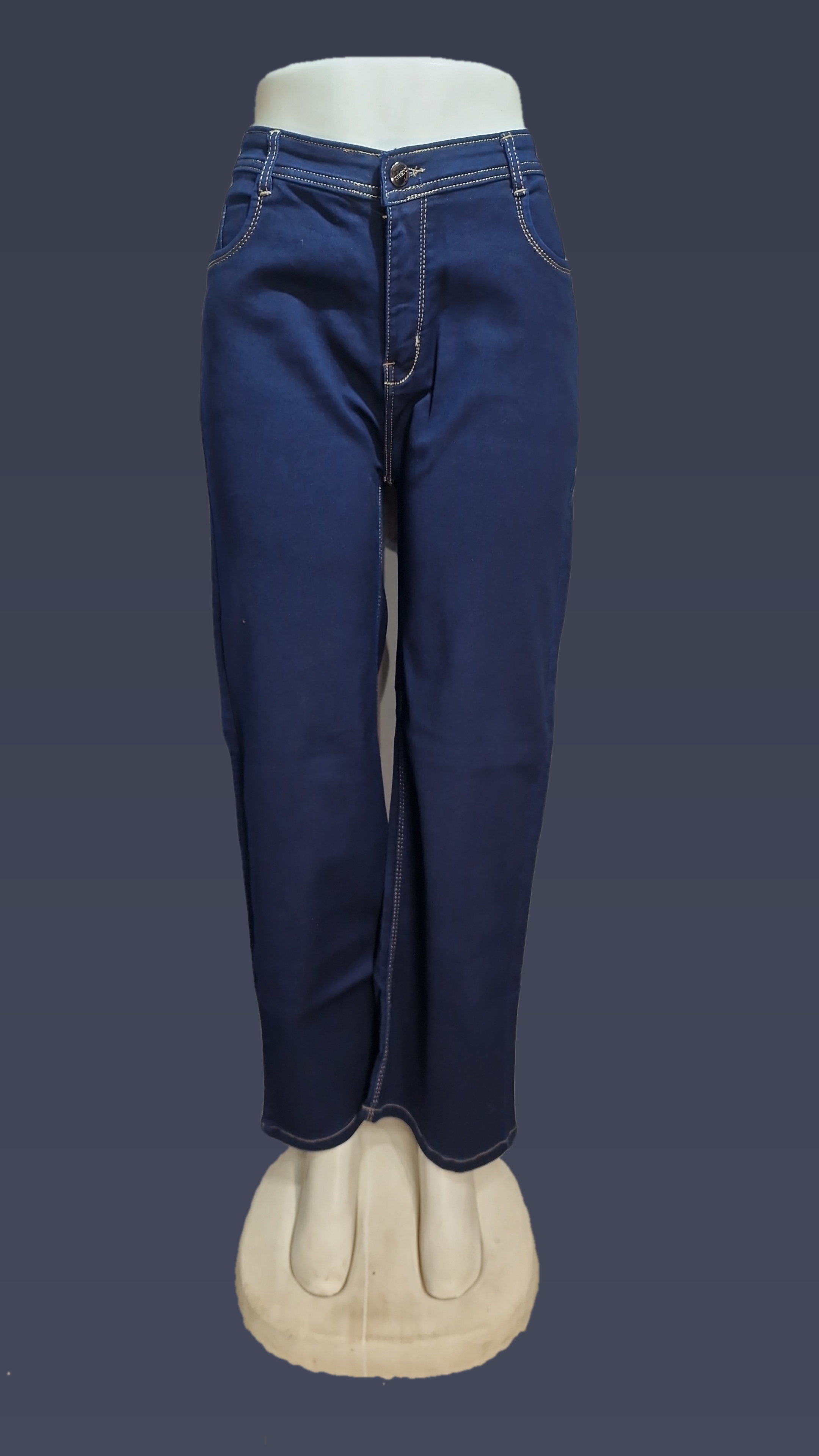 Diesel Straight Greay/blue Jeans