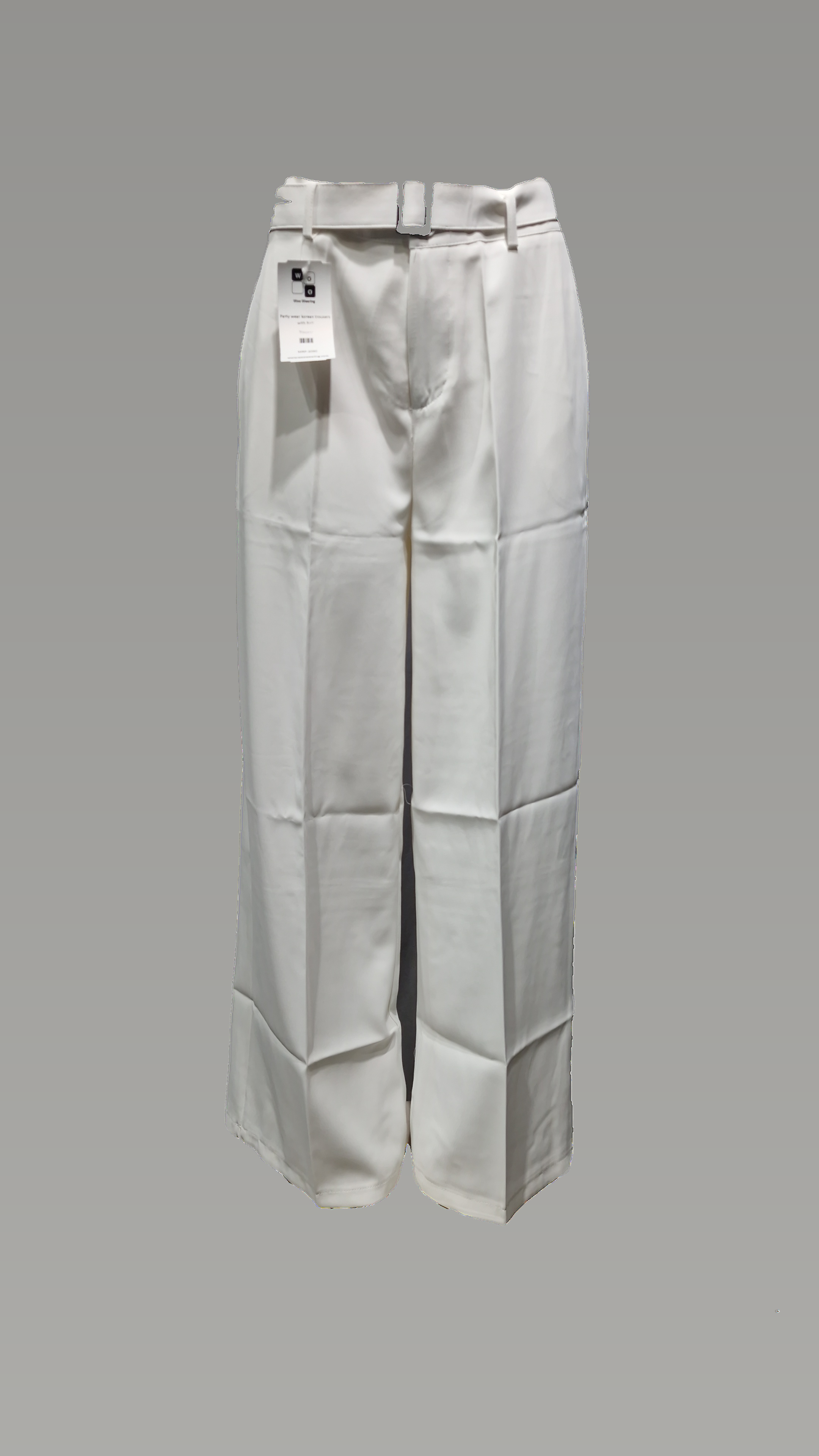 Party wear korean trousers with Belt