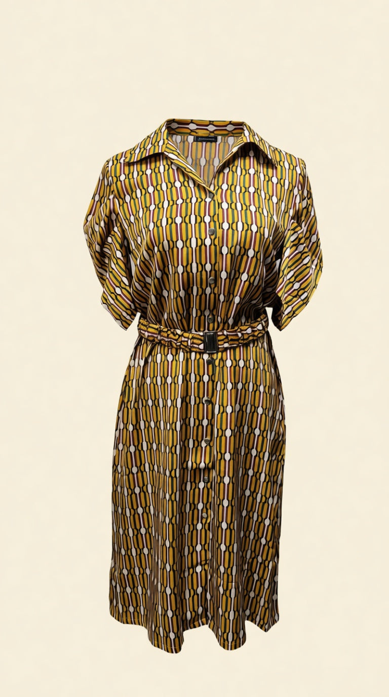 Dress / Dress Ankle Length Printed