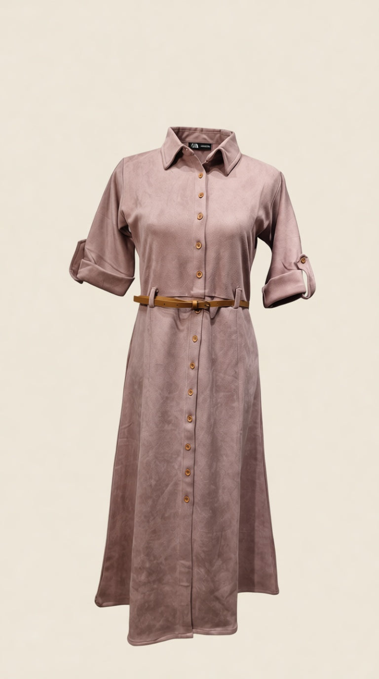 Sweade FO Collar HS A-line Dress