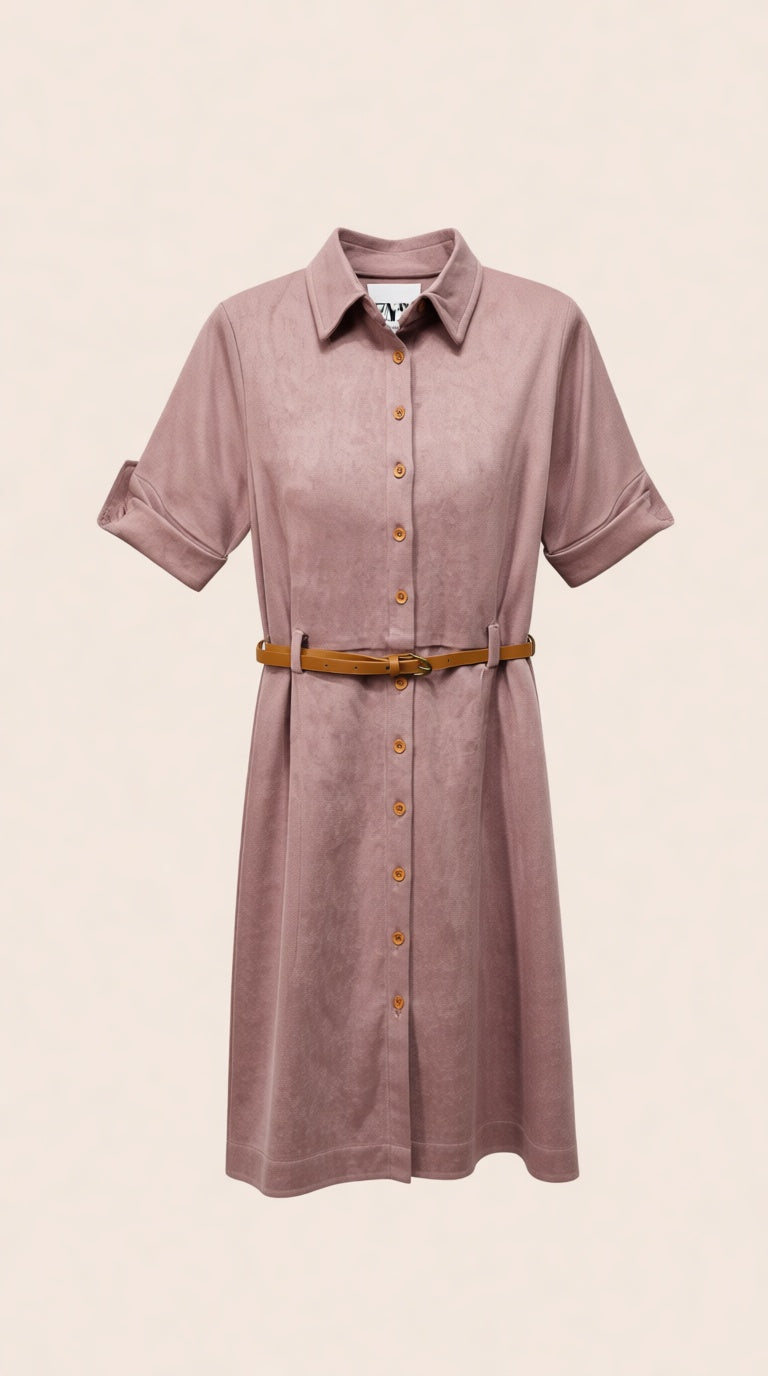 Sweade FO Collar HS A-line Dress