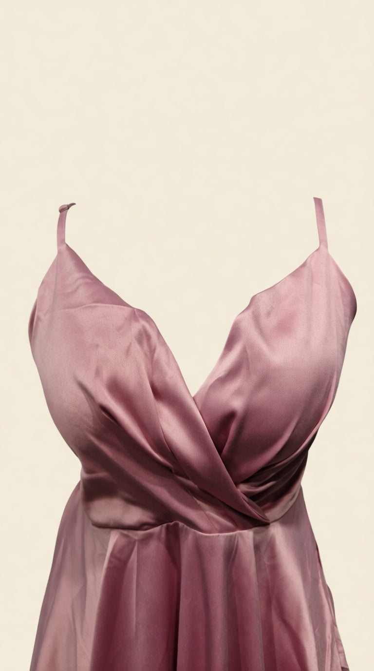 Satin Cami Midi0250 Midi Dress