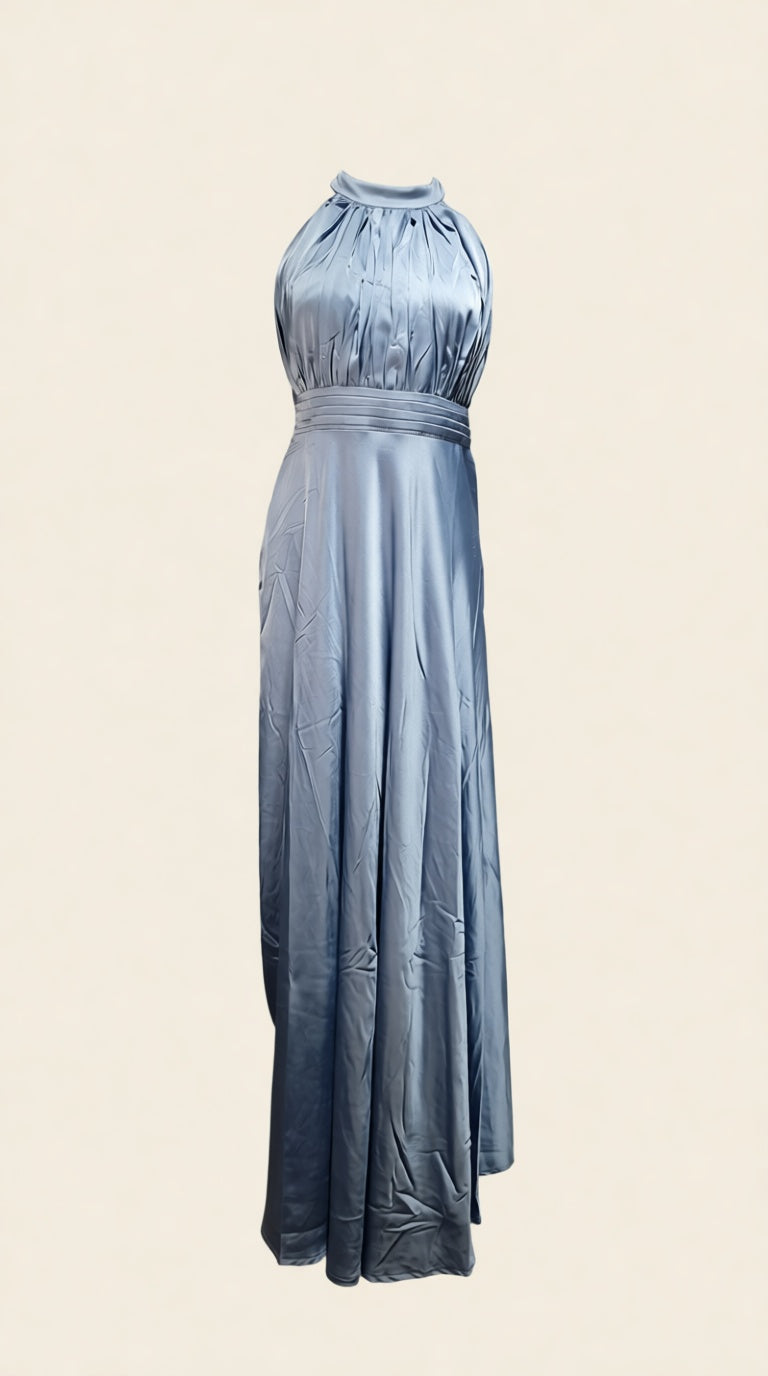 Halter Neck Ankel Length Dress