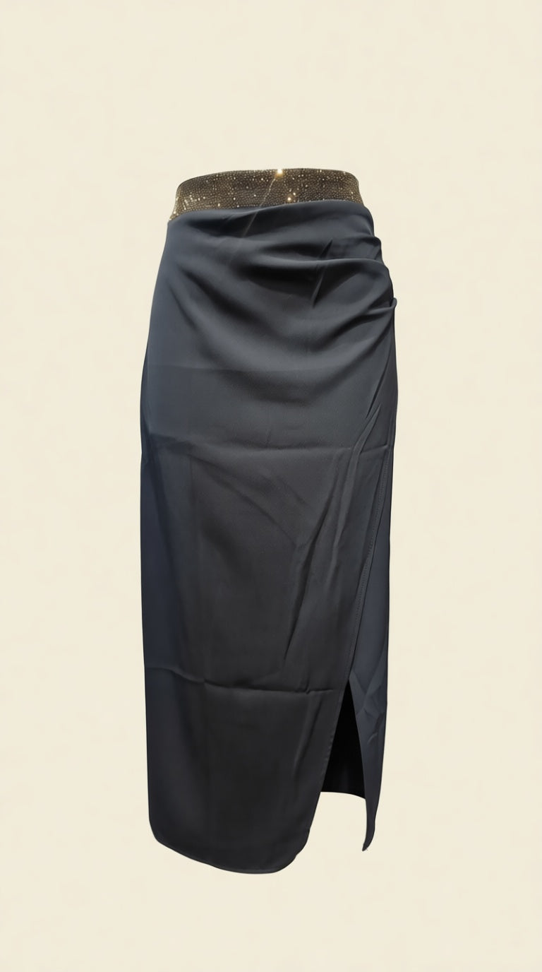Party wear servoski Slit skirt Ankle Length