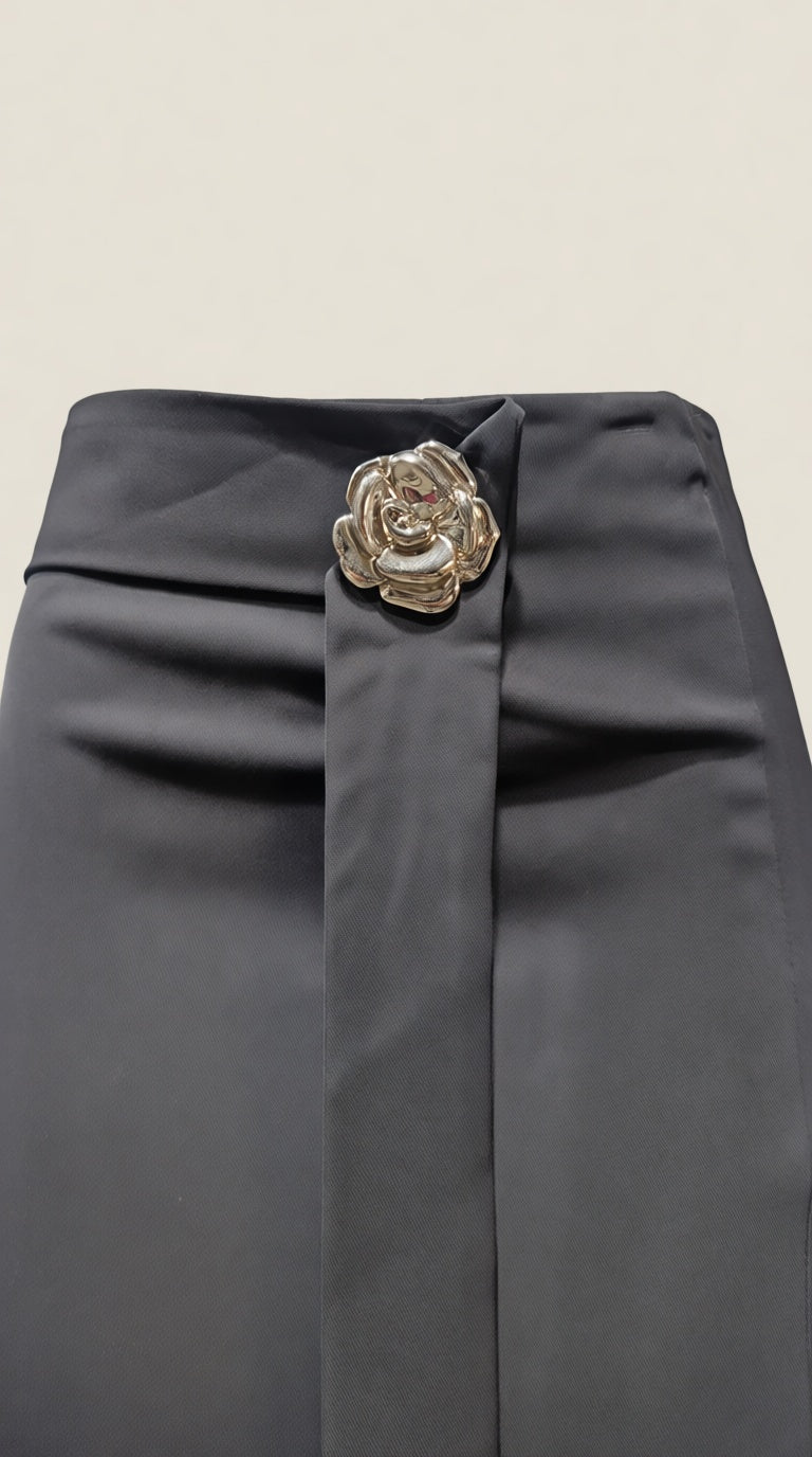 Ankle Length back slit Skirt Party Wear