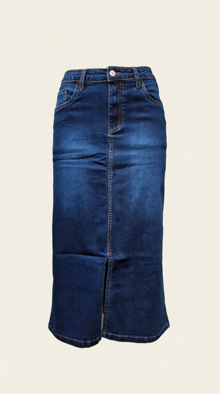 Long denim Skirt spardex