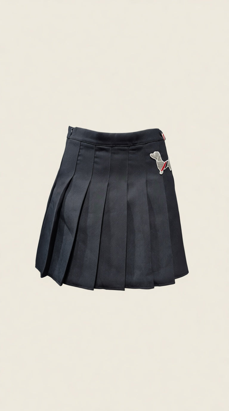 Pleated Mini Skirt