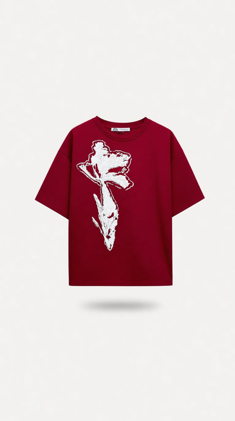 Beads Work Soft T-shirt top
