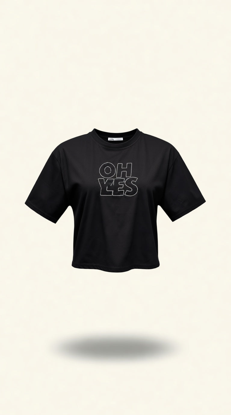 T-shirt / Crop T-shirt with Bag
