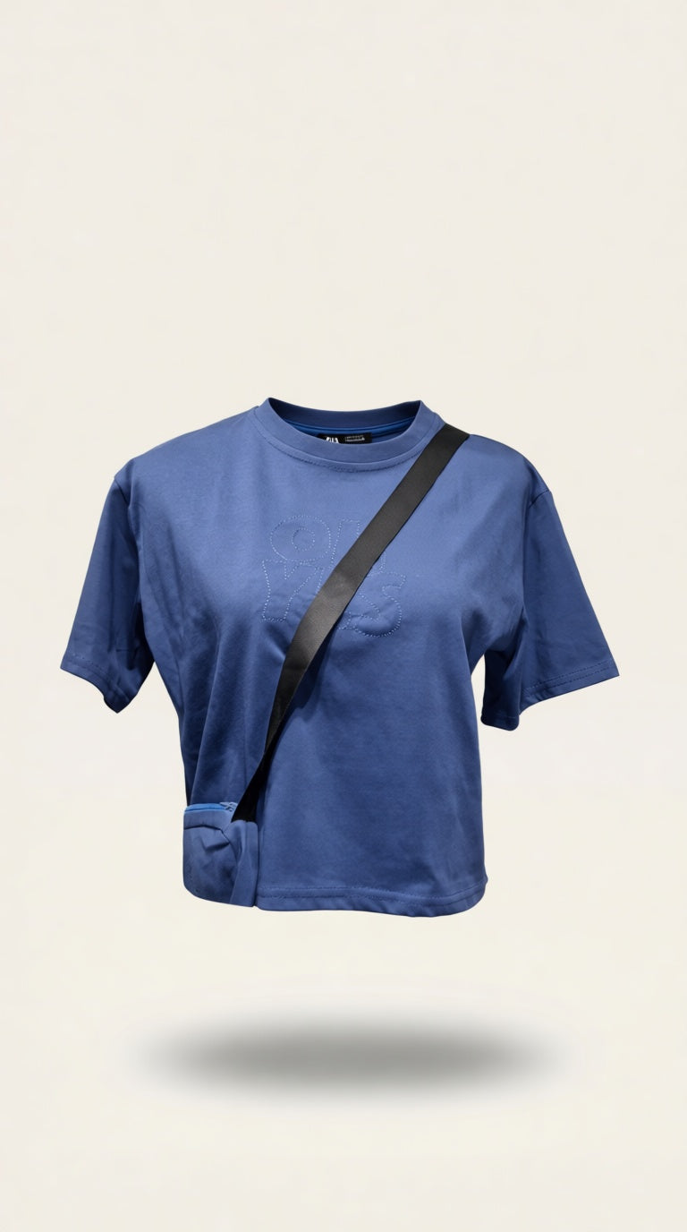 T-shirt / Crop T-shirt with Bag