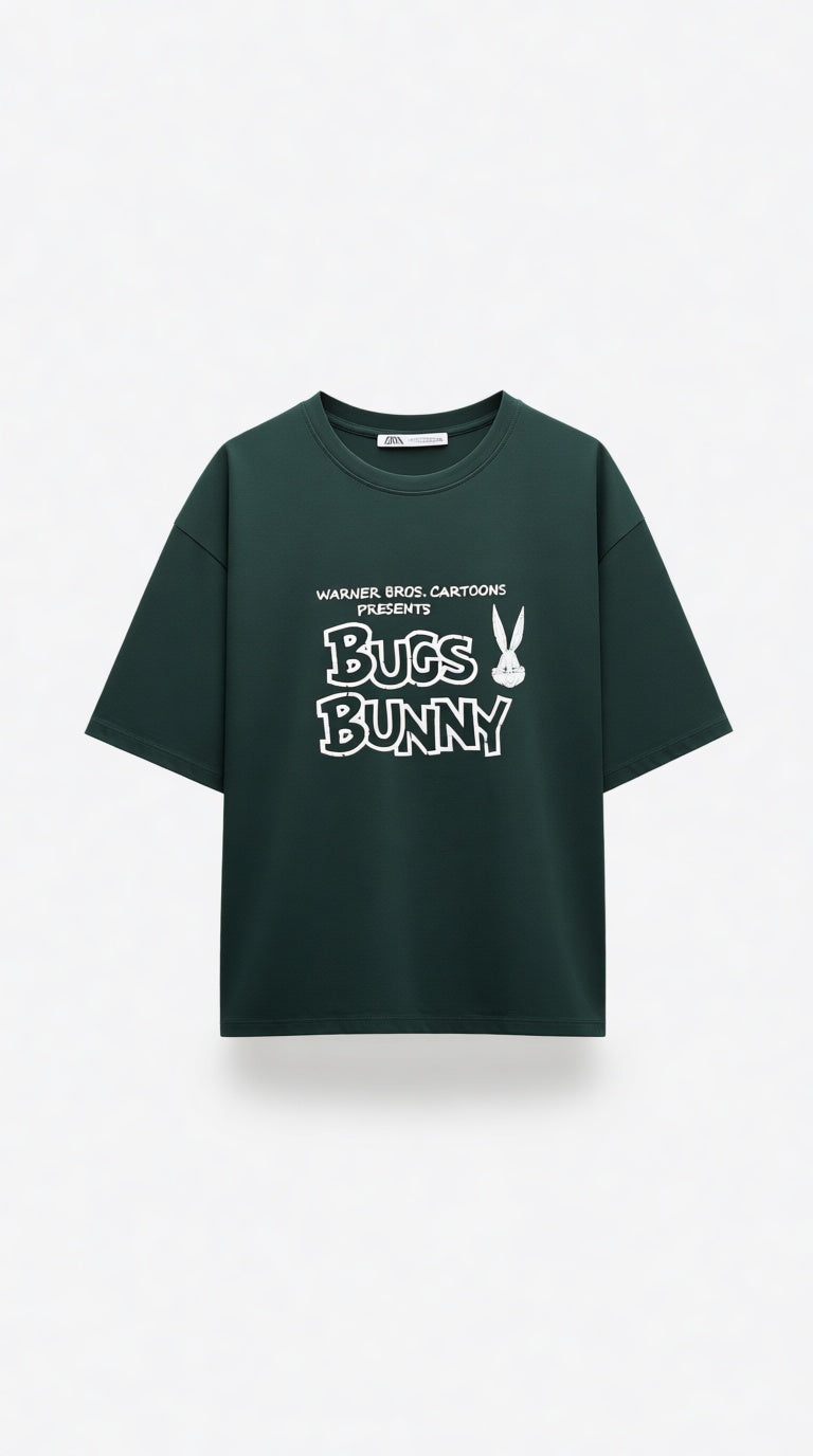 Printerd Drop Sholder T-shirt