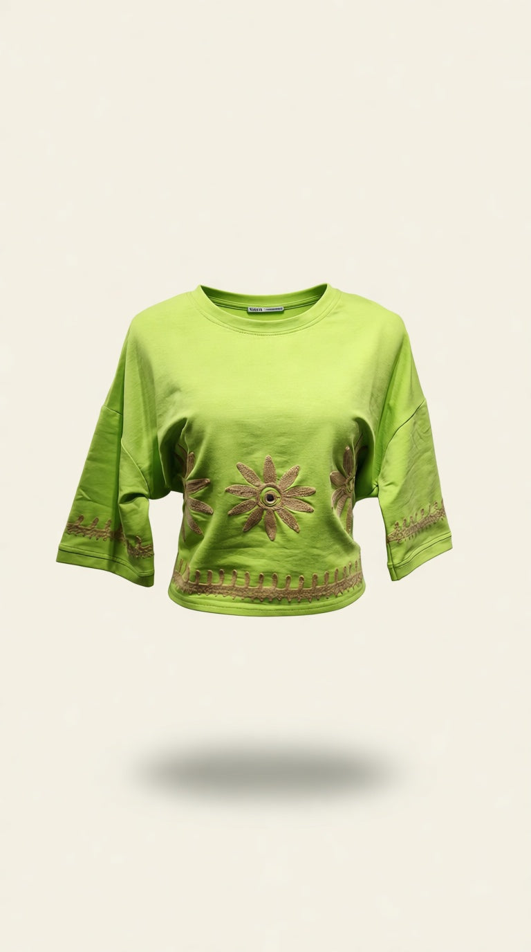 ShirtEMB Crop T shirt