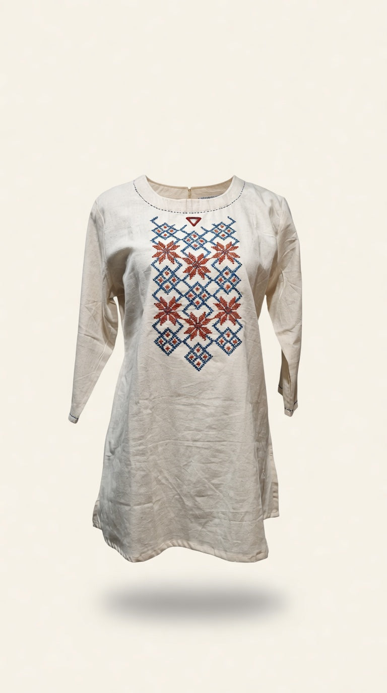 work khadi kurti