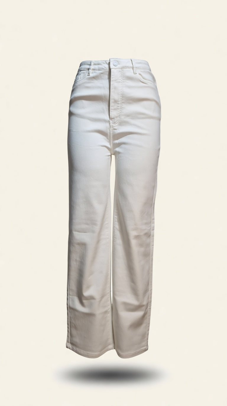 White Straight fit Jeans