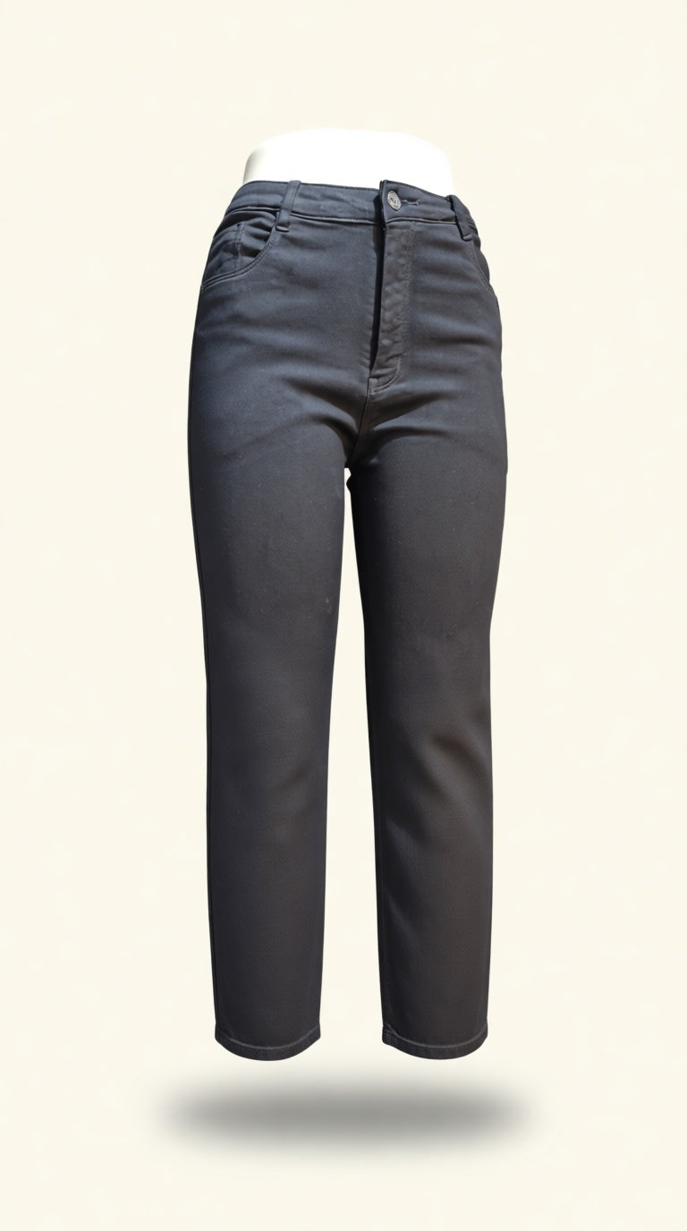 Black elomelo bell bottom boot cut