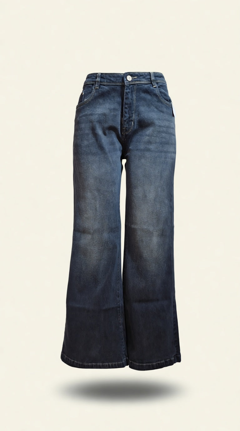 Charcol boot cut bel bottom Jeans elomelo