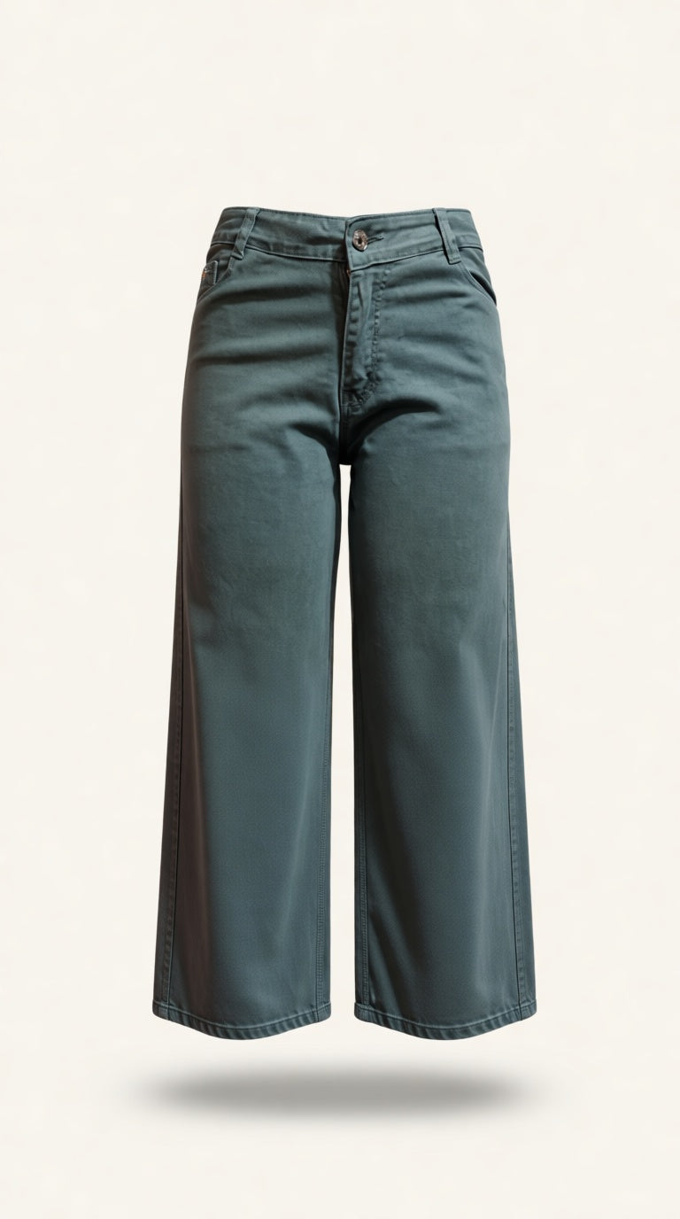 PANT Green Straight Jeans