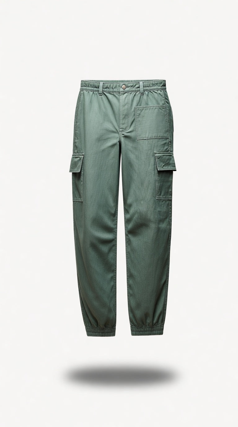 Olive Cargo Jeans
