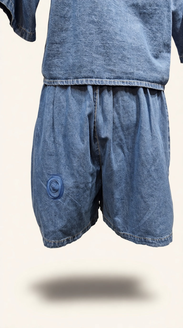 Denim Co ord divider set