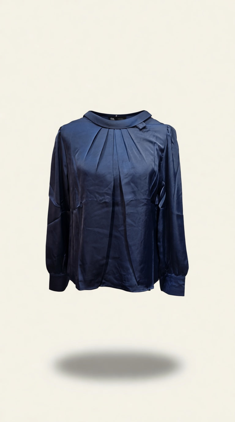 atin Broach Pleated Top RN NL FS