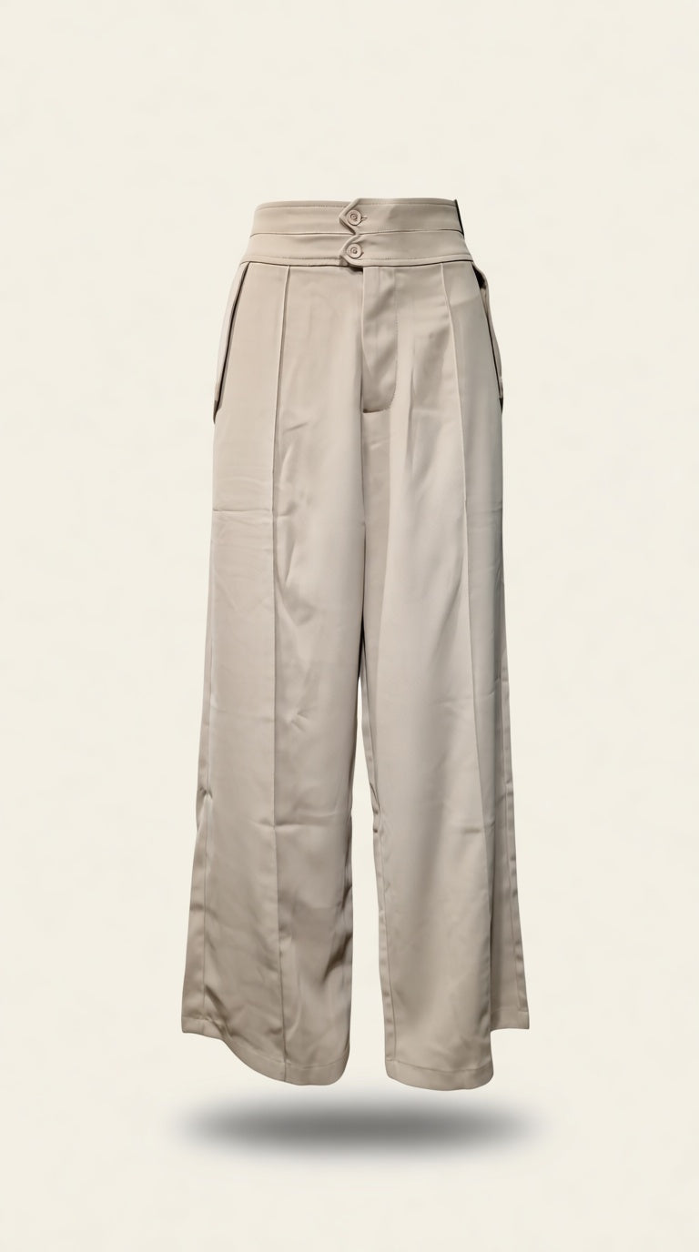 Double button Pocket Korean Pant