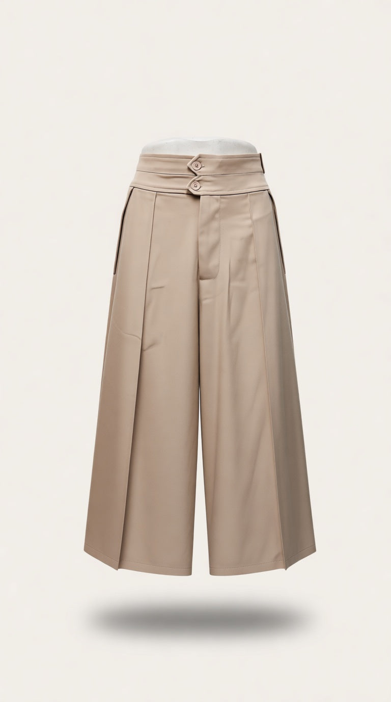 Double button Pocket Korean Pant