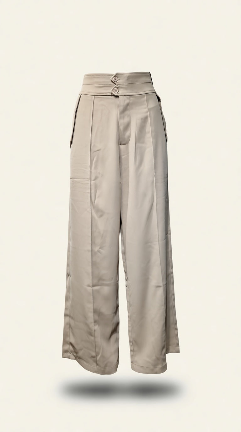 Double button Pocket Korean Pant