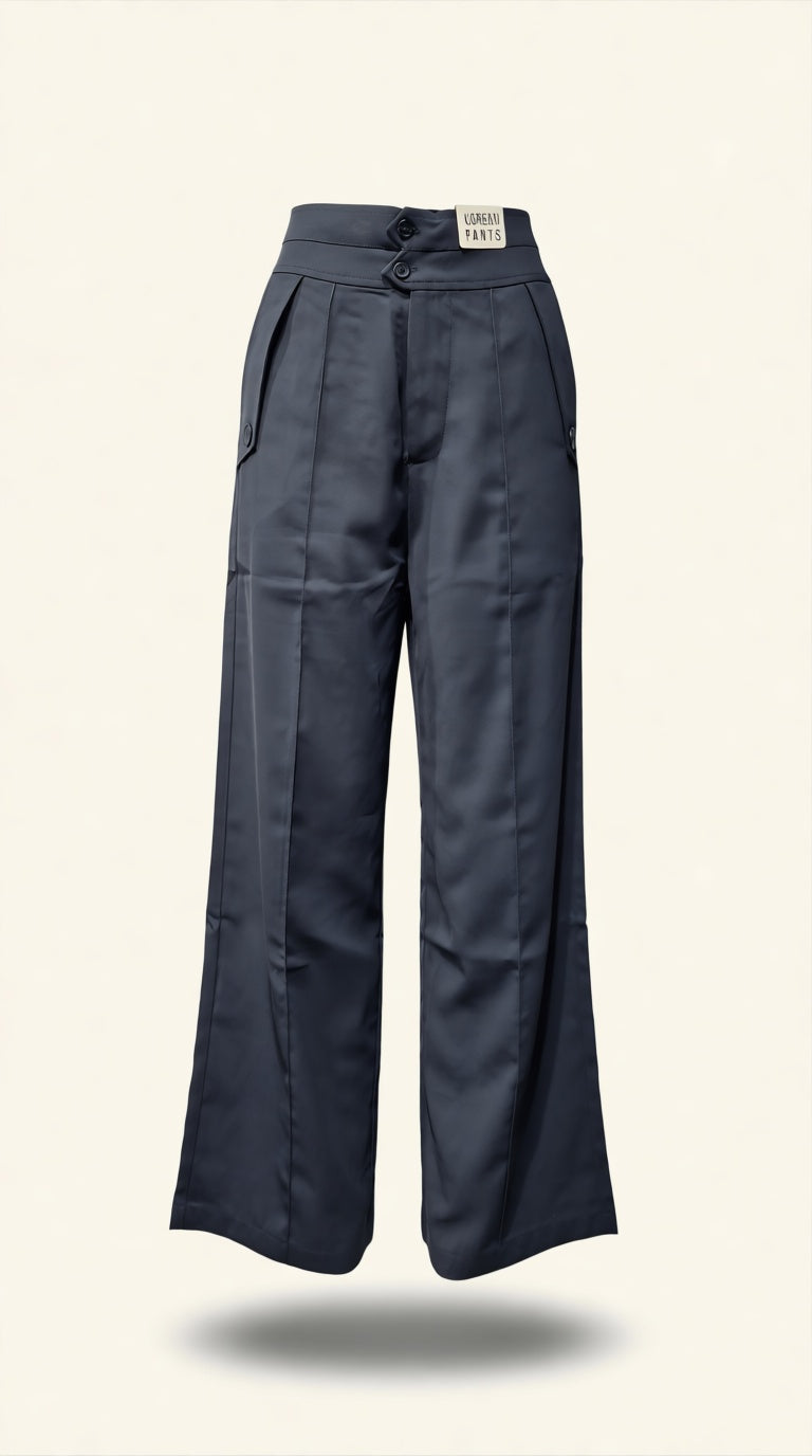 Double button Pocket Korean Pant