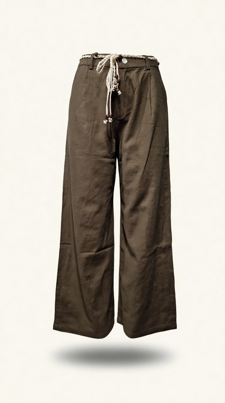 Lower Elastic back with belt Goods
