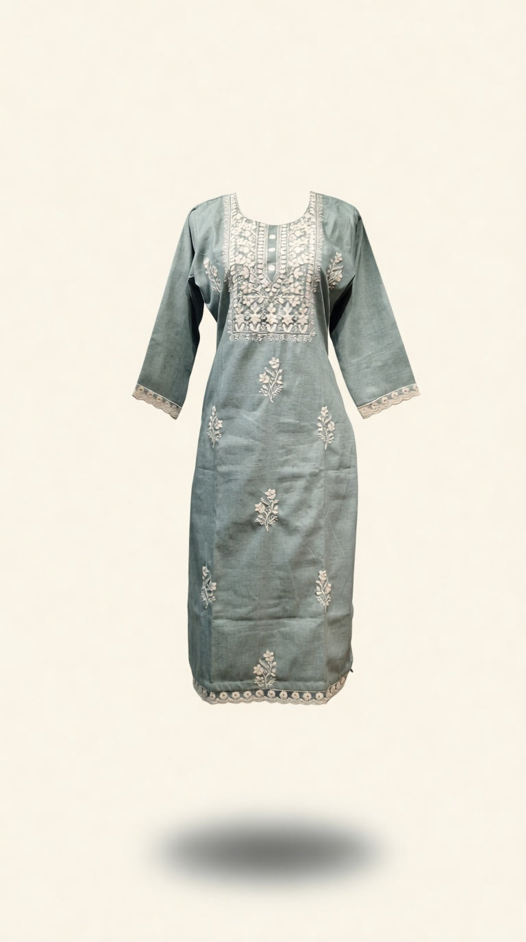 Suit 348 Cotton Emb DW