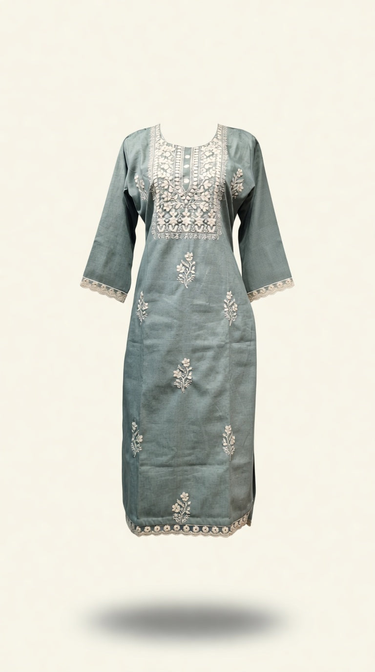 Suit 348 Cotton Emb DW