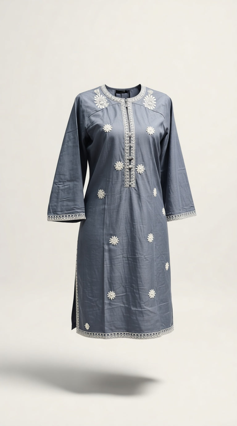 Contrasting Long Kurti