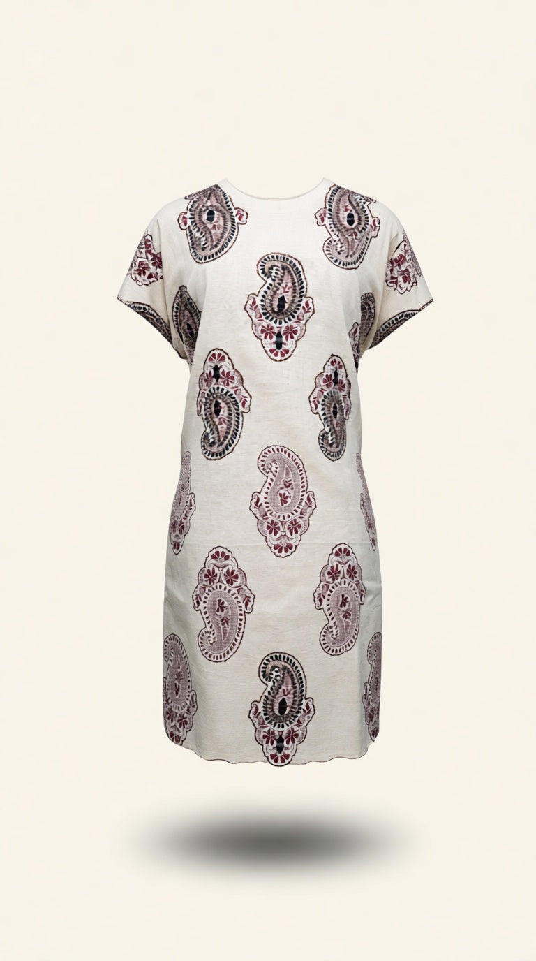 Khadi Kurti Glass/Bead