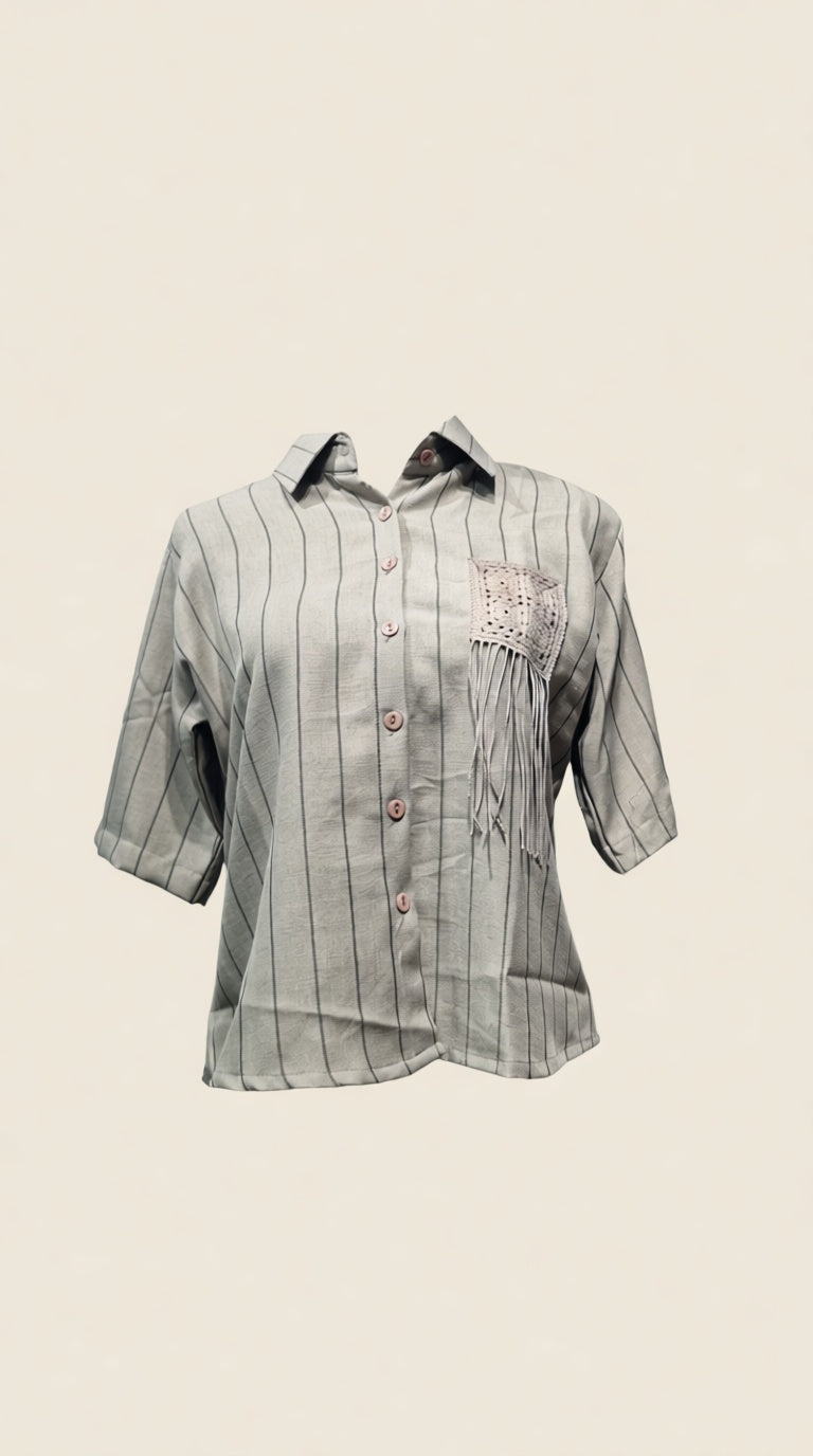 lining fo linnen long top Top
