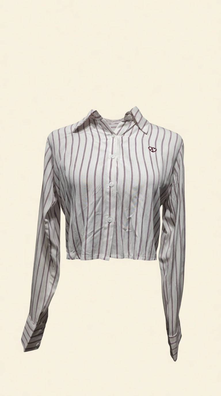 Cotton Crop Shirt Top