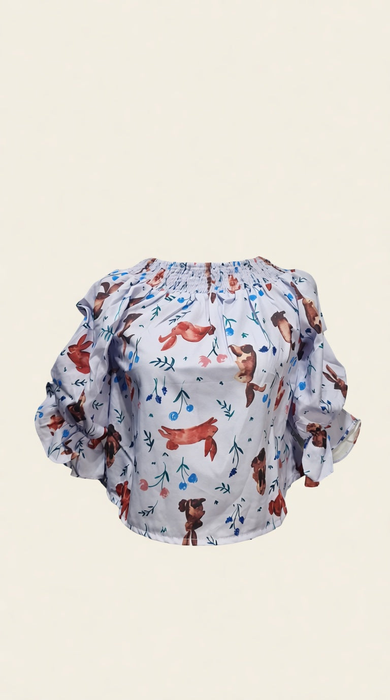 Rabbit Balloon Crop top