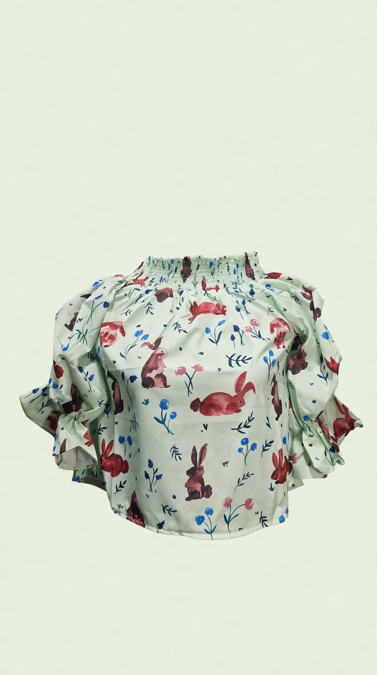Rabbit Balloon Crop top