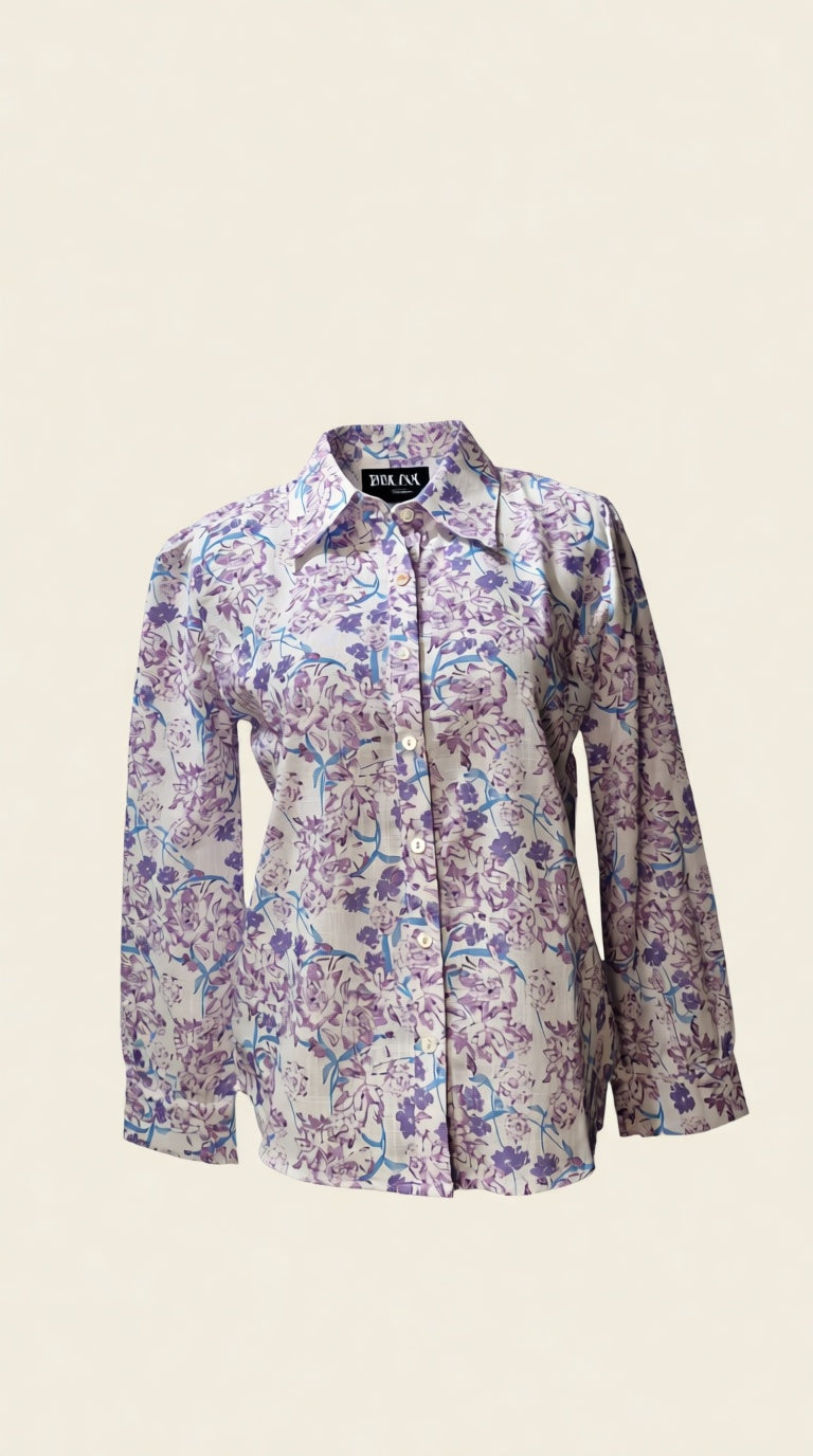 cotton printed Shirt L