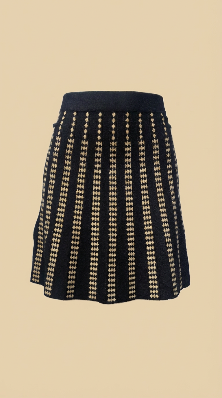 WTR Solid Mini Flare Skirt