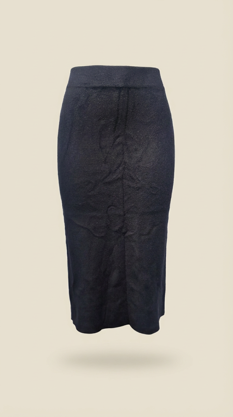 WTR Solid Skirt Long Skirt