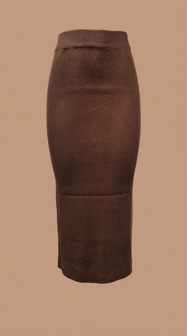 WTR Solid Skirt Long Skirt