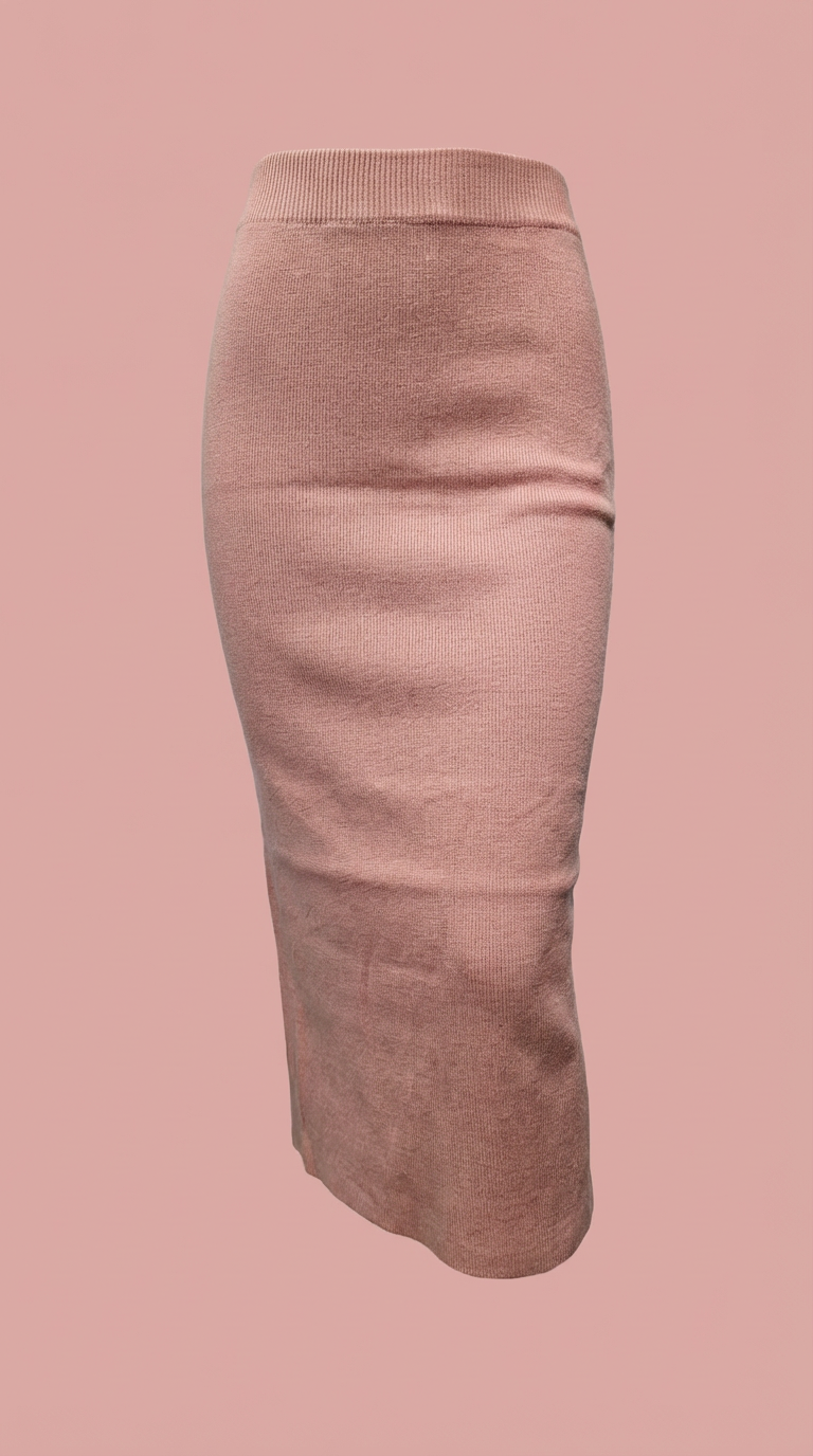 WTR Solid Skirt Long Skirt