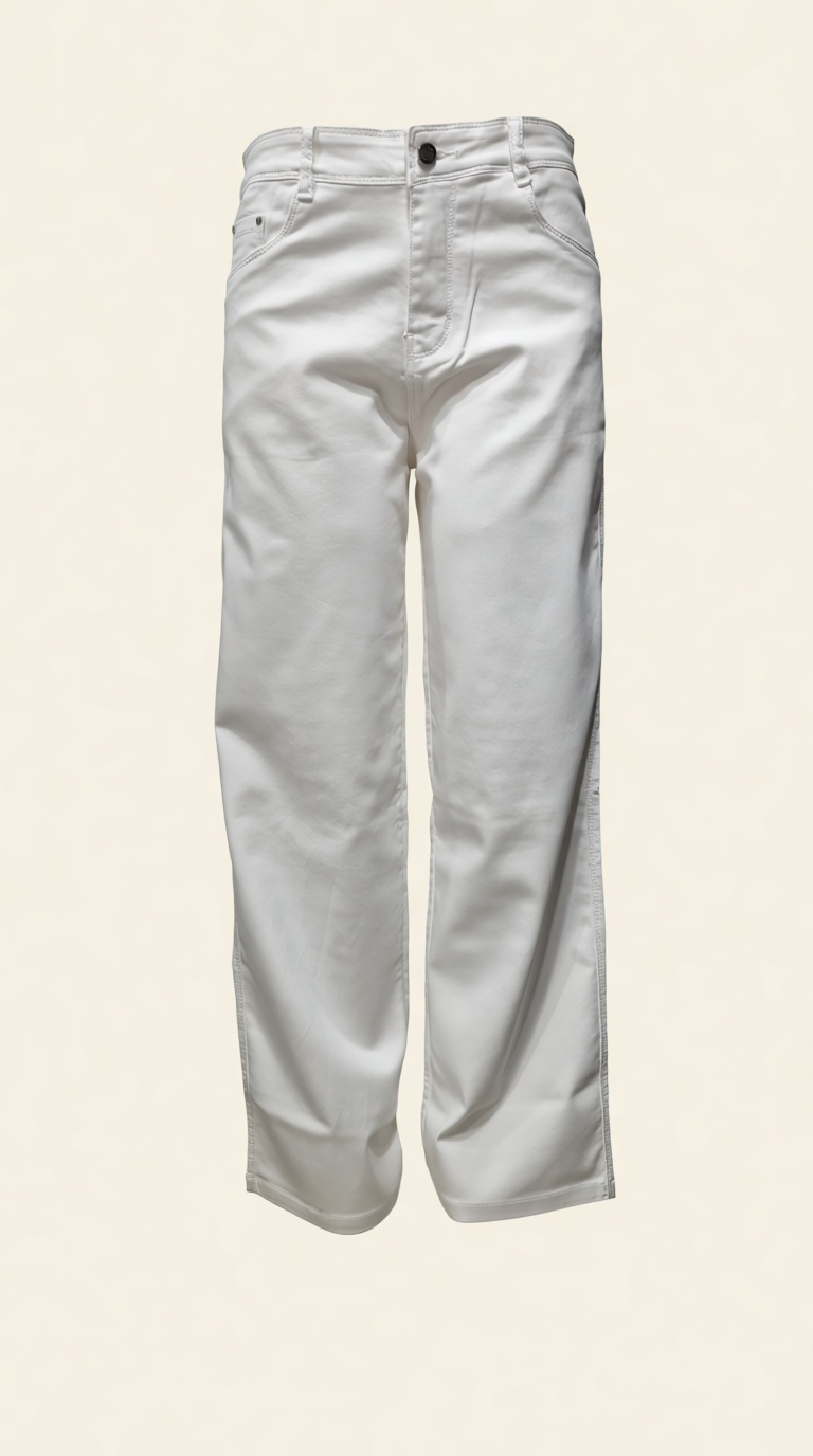 Elomelo White Jeans