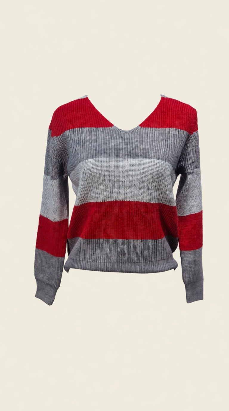 Knitted VN NL Sweater