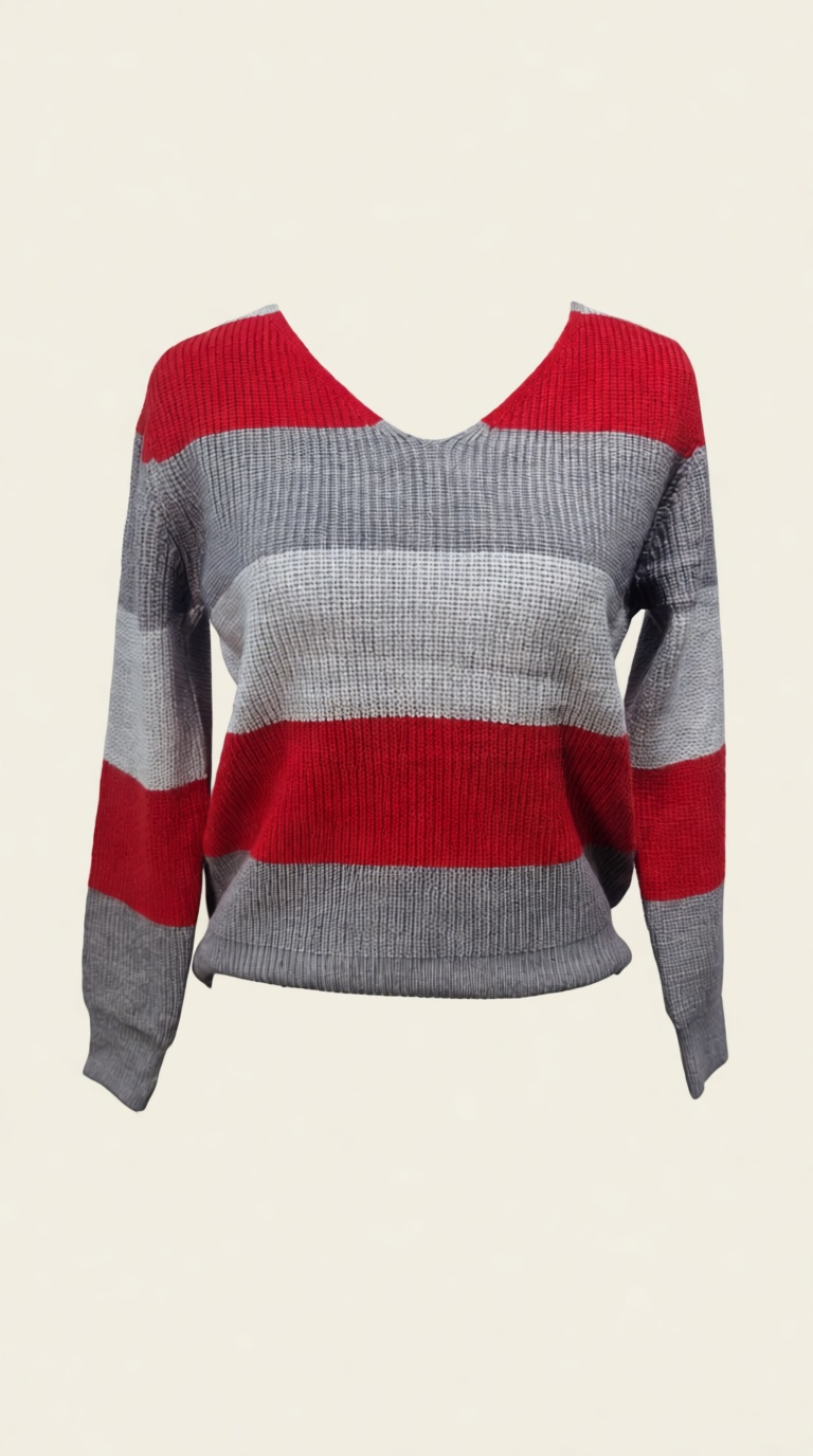 Knitted VN NL Sweater