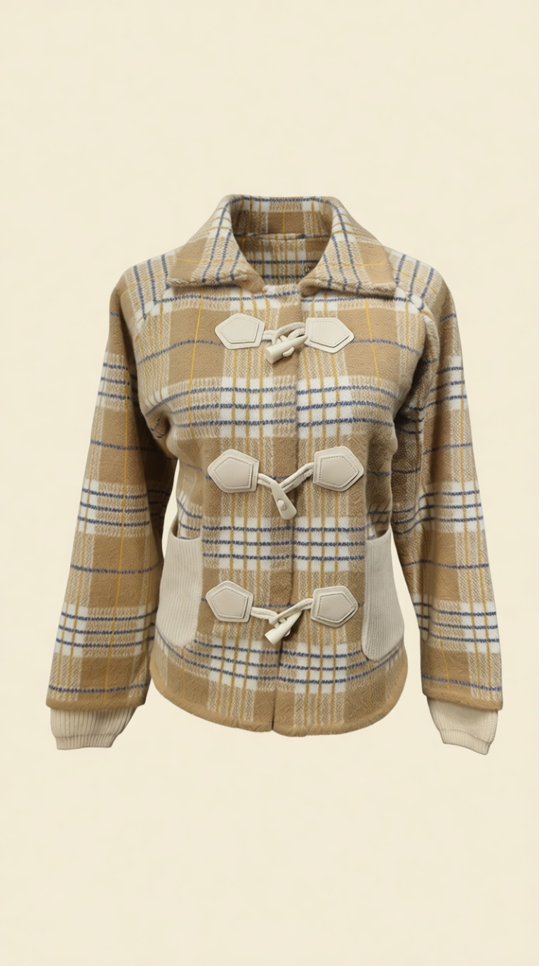 Heavy 2 Collar Jacket with Tube Jacket