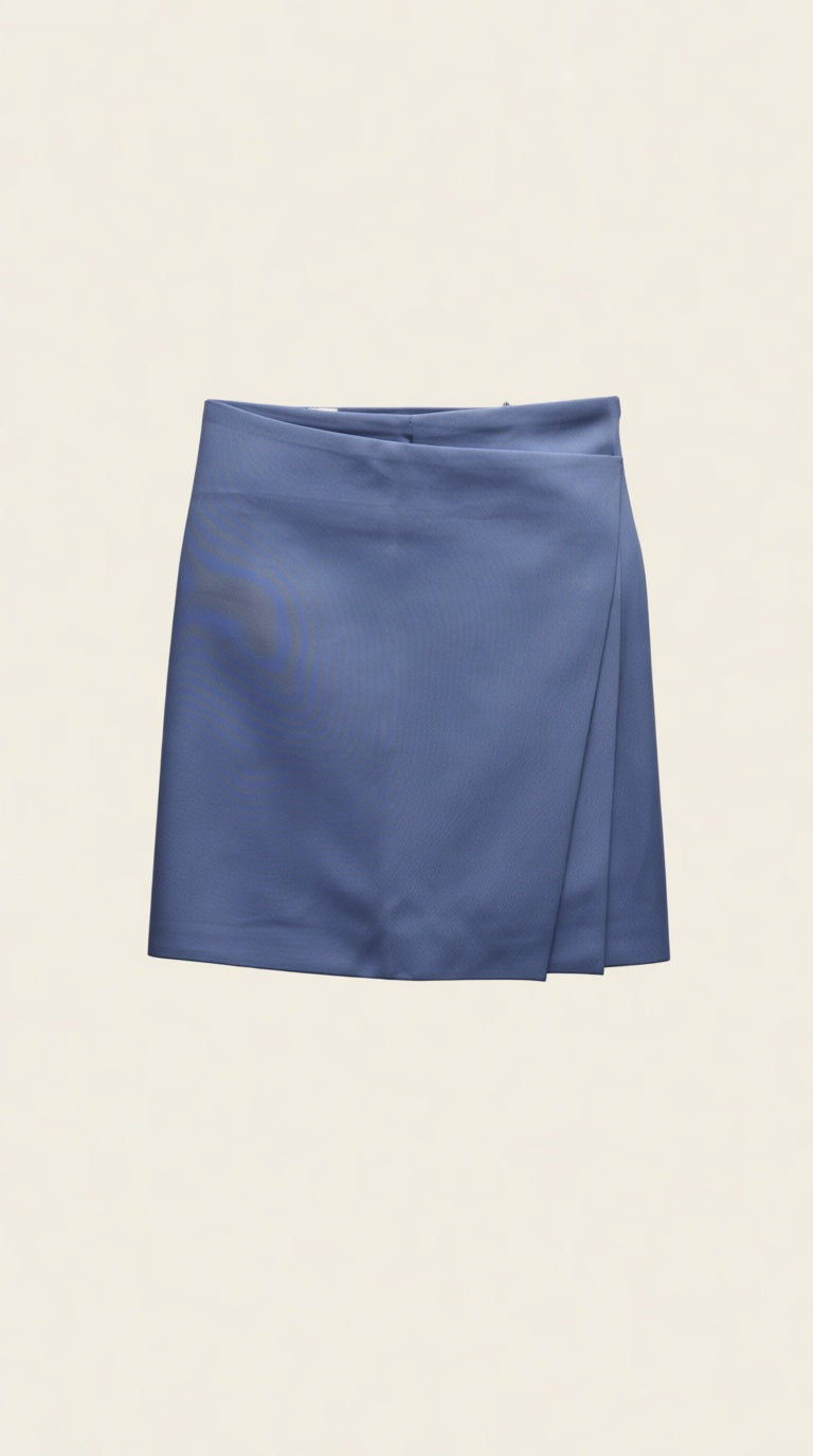 Divider Mini Skirt Blue